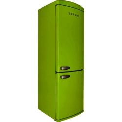 Servis C60185NFPT Retro Frost Free Fridge Freezer in Pistachio Green